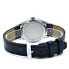 1960s Technos Mid-Size Steel Manual Wind On Leather Strap With Original Signed Buckle – Silver Sunburst Dial