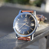1966 Omega Automatic Seamaster Calendar Model 166.003 with original matte black dial