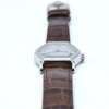 1990s Alfred Dunhill 114 'Octagonal' swiss Mechanical Wristwatch with silvered Dial on leather + Buckle