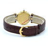 1990s Ladies Cartier 'Must de' Vendôme Trinity Roman chapter Dial in Vermeil 925 Silver Gilt