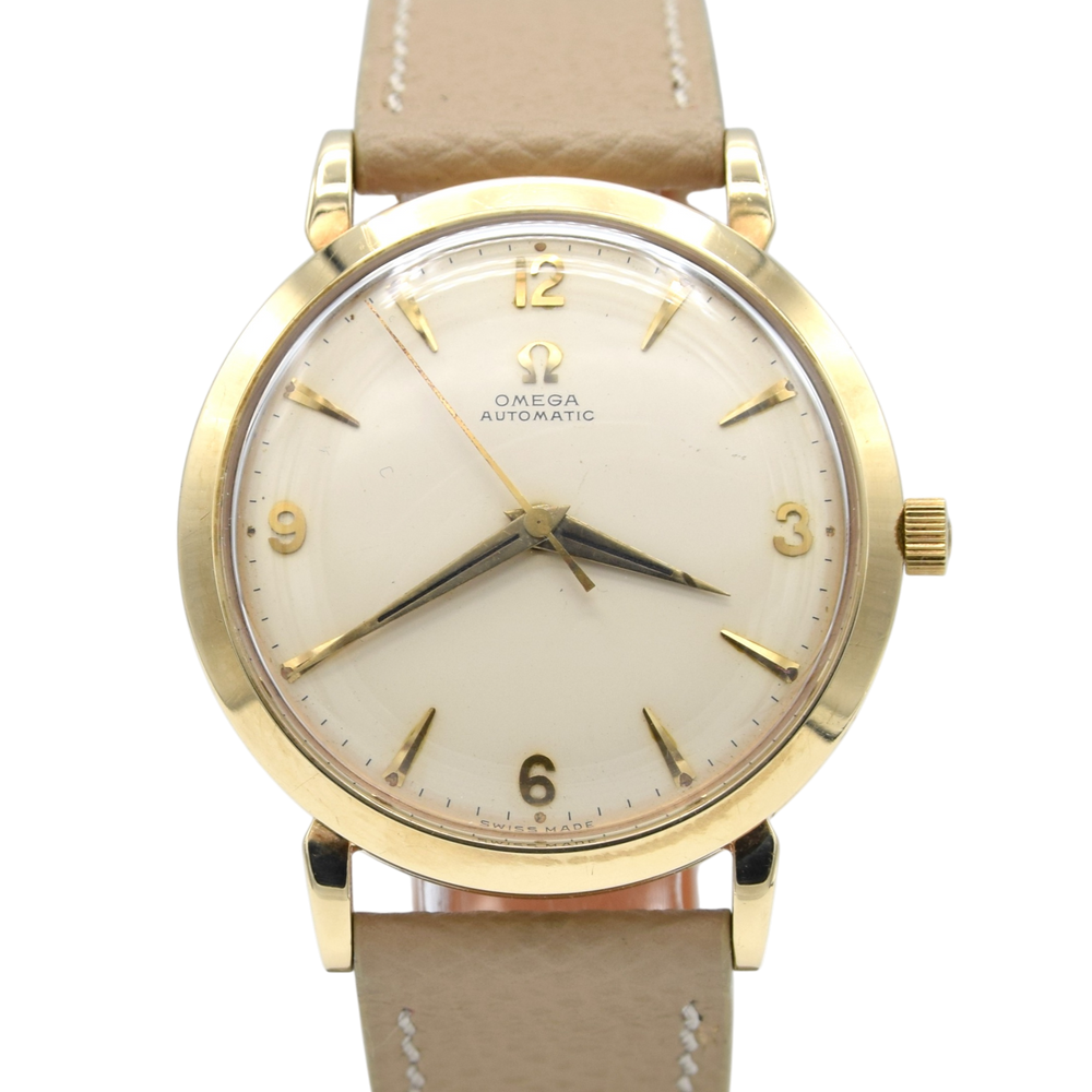 1958 Omega Automatic Elegant solid 9ct gold Dress Watch  Dial Model 13308 All original Cal 501
