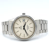 1975 Omega Large Seamaster Cosmic 2000 Automatic Date Model 166.128 with Silvered Dial on Bracelet
