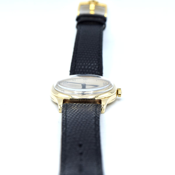1944 Omega Gold WW2 period Manual Wind Dress Watch original Arabic dial Model 13322 in 9ct Gold