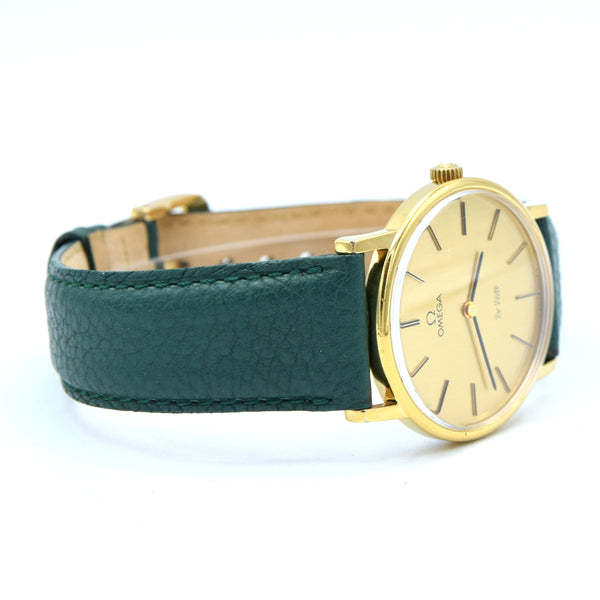 1979 Omega De ville classic manual Wind slim stylish Watch Model 511.532 in Gold tone