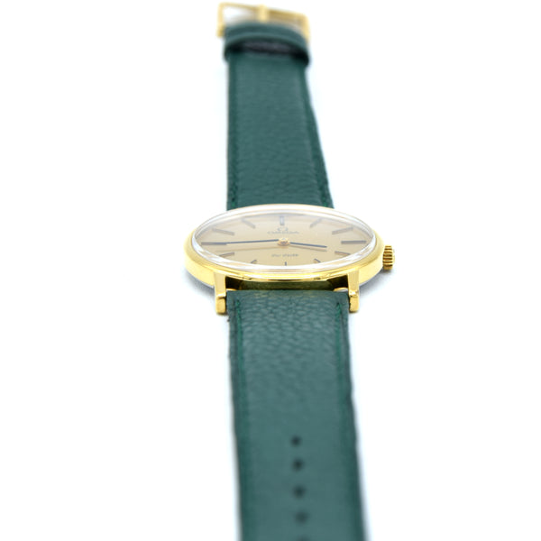 1979 Omega De ville classic manual Wind slim stylish Watch Model 511.532 in Gold tone