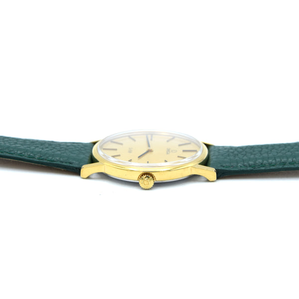 1979 Omega De ville classic manual Wind slim stylish Watch Model 511.532 in Gold tone