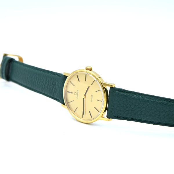 1979 Omega De ville classic manual Wind slim stylish Watch Model 511.532 in Gold tone