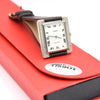 1967 Tissot Stylist Tank Swiss Hand-Wound Mechanical Watch – Roman Dial, Hobnail Case, Box & Signed Buckle