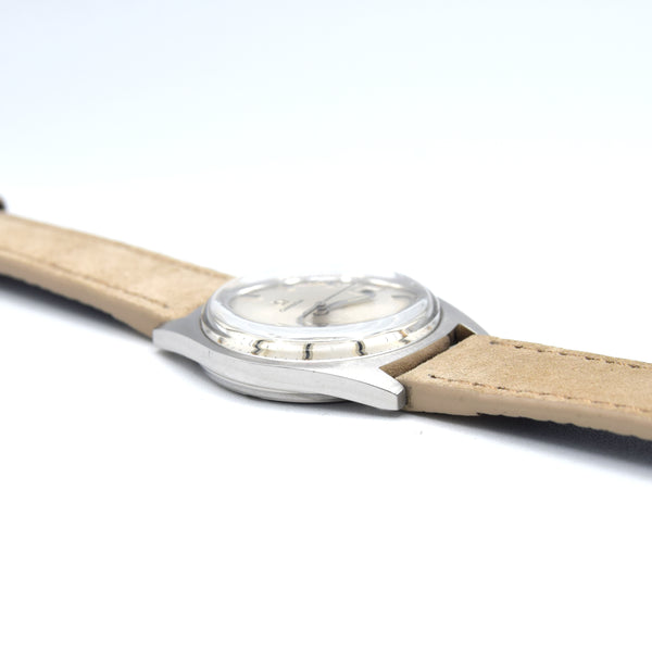1969 Omega Geneve Date Model 136.041 Manual Wind with onyx style markers sharp & sleek