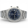 1969 Omega Rare Jumbo ufo "Chronostop Fontana Pentatlon" Geneve with satin blue Dial Model 146.012 on Bracelet
