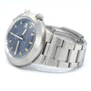 1969 Omega Rare Jumbo ufo "Chronostop Fontana Pentatlon" Geneve with satin blue Dial Model 146.012 on Bracelet