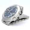 1969 Omega Rare Jumbo ufo "Chronostop Fontana Pentatlon" Geneve with satin blue Dial Model 146.012 on Bracelet
