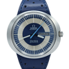 1969 Omega Geneve Dynamic Model 166.079 Automatic Day Date with Two Tone Silver and Blue Bullseye Dial