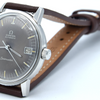 1966 Rare Omega Seamaster Automatic Date Model 166.002 so called 'Speedmaster Companion' Graphite grey dial in Steel