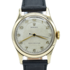 1953 Rolex Classic Dress Wristwatch in Solid 9ct Gold with Patina Arabic Dial in 30mm Unisex