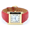 1990s Concord Tank Style Solid 14k Gold Swiss unisex Wristwatch – Unused Condition – Cartier Inspired Dress Watch