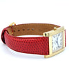 1990s Concord Tank Style Solid 14k Gold Swiss unisex Wristwatch – Unused Condition – Cartier Inspired Dress Watch