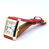 1990s Concord Tank Style Solid 14k Gold Swiss unisex Wristwatch – Unused Condition – Cartier Inspired Dress Watch