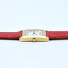 1990s Concord Tank Style Solid 14k Gold Swiss unisex Wristwatch – Unused Condition – Cartier Inspired Dress Watch