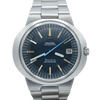 1969 Omega Geneve dynamic with Gorgeous matte dusted blue Dial - unpolished Model 166.039 in steel
