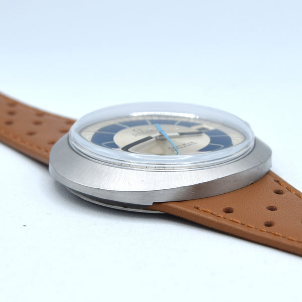1972 Omega Geneve Dynamic Automatic Date model 166.039 Two Tone bullseye Dial Fernando Fontana