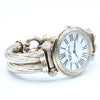 1992 - 1993 Rare Designer RoyKing large bangle watch 925 Sterling silver London hallmark + Box papers & Tag