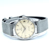 1961 Omega Seamaster Automatic Wristwatch Model 14700 with Original Off-White Explorer Dial in Steel