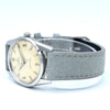 1961 Omega Seamaster Automatic Wristwatch Model 14700 with Original Off-White Explorer Dial in Steel