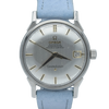 1963 Omega Sharp Constellation Date 168.005 Automatic Chronometer onyx batons - steel + Dog Leg Lugs