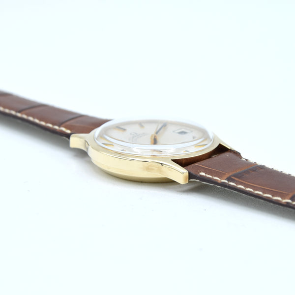 1975 / 1976  Rare Omega Geneve box set - automatic Dress Watch in Solid 9ct Gold English Case Model 1625422