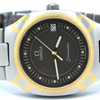 1988 Omega Seamaster Polaris 396.1022 18k Gold & Steel Date 31MM Unisex midsize Quartz Watch