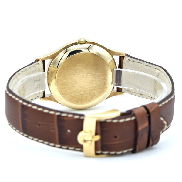 1975 / 1976  Rare Omega Geneve box set - automatic Dress Watch in Solid 9ct Gold English Case Model 1625422