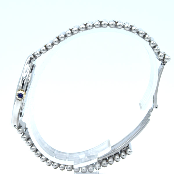 Must De Cartier '21' ladies Quartz 31mm Wristwatch in Gold and Steel on Bracelet  Circa 1990