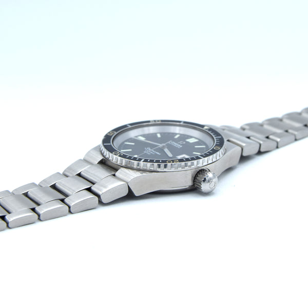 1971 Omega Seamaster Cosmic 2000 Diver Ref. 166.137 – Automatic Cal 1012 – Black Dial, Date, Steel Bracelet