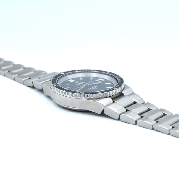 1971 Omega Seamaster Cosmic 2000 Diver Ref. 166.137 – Automatic Cal 1012 – Black Dial, Date, Steel Bracelet