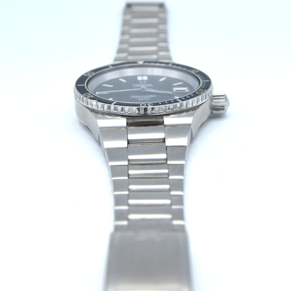 1971 Omega Seamaster Cosmic 2000 Diver Ref. 166.137 – Automatic Cal 1012 – Black Dial, Date, Steel Bracelet