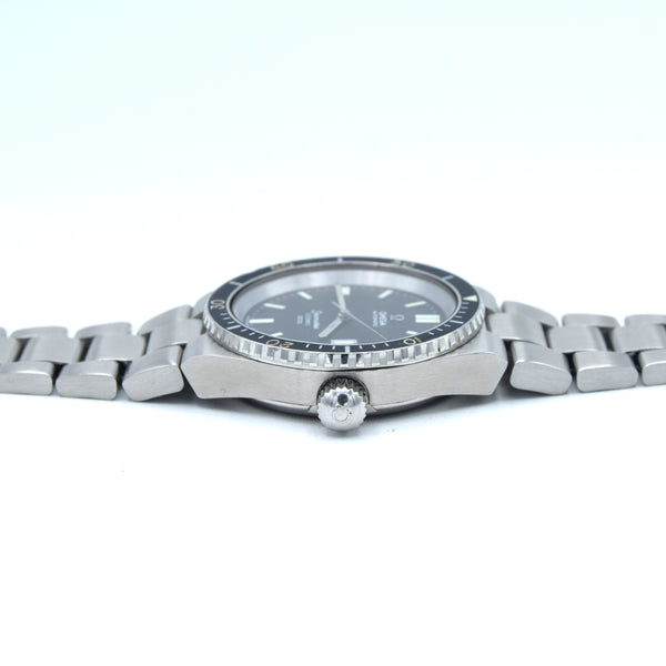 1971 Omega Seamaster Cosmic 2000 Diver Ref. 166.137 – Automatic Cal 1012 – Black Dial, Date, Steel Bracelet