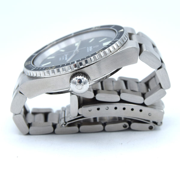 1971 Omega Seamaster Cosmic 2000 Diver Ref. 166.137 – Automatic Cal 1012 – Black Dial, Date, Steel Bracelet