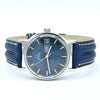 1972 Omega Rare navy Blue 'Barcode Dial' Automatic Day/Date in Stainless Steel Model 166.0117