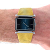 1970s Technos NOS unused Swiss Mechanical Wristwatch With Fumé Blue Dial, Box & Tags
