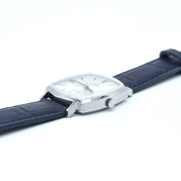 1973 Omega Genève “TV case” ref. 162.0052 – steel – cal 1012 –  sharp silver sunburst dial – original plexi & crown