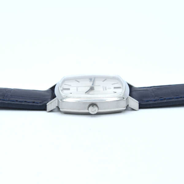 1973 Omega Genève “TV case” ref. 162.0052 – steel – cal 1012 –  sharp silver sunburst dial – original plexi & crown