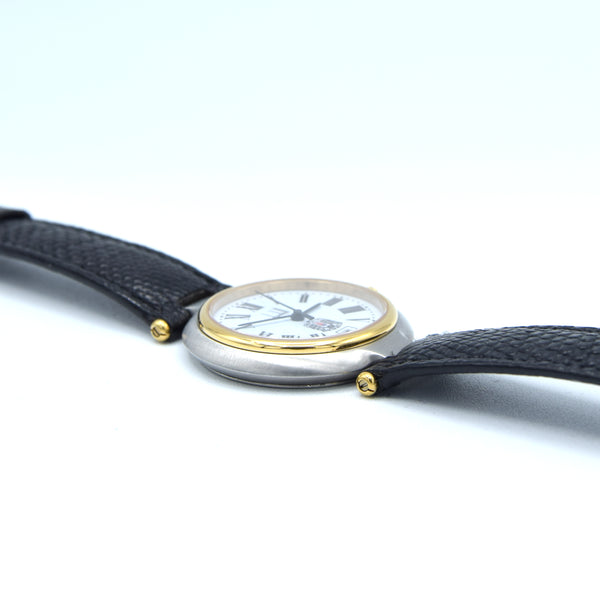 1980s Alfred Dunhill Millennuim swiss quartz unisex Wristwatch with Abu Dhabi / ADNOC Oil Logo