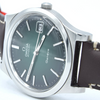 1973 Omega Genève Automatic Date Model 166.0163 with Stunning Rare Gradient Green 'Fumé' Dial