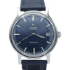 1969 Omega Geneve Automatic Date Model 166.070 Rare sunburst Electric Blue Dial caliber 565