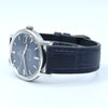 1969 Omega Geneve Automatic Date Model 166.070 Rare sunburst Electric Blue Dial caliber 565
