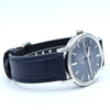 1969 Omega Geneve Automatic Date Model 166.070 Rare sunburst Electric Blue Dial caliber 565