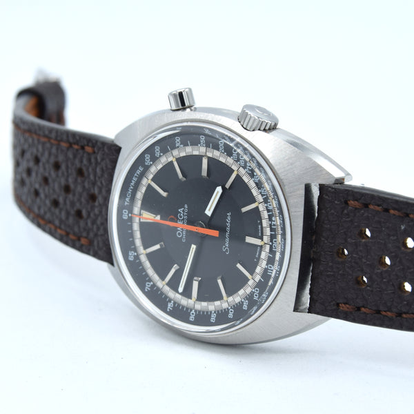 1968 Omega Seamaster Sharp Chronostop Jumbo size Watch Model 145.007 in Stainless Steel cal 865