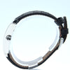 Corum Trapeze Gents ref. 106.404.20 stainless steel quartz watch, black dial, original strap & buckle