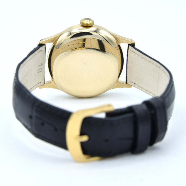 1959/60 Longines Solid 9ct Gold Dress Watch restored Mixed line and Arabic Numerals Model 13322 Cal 1268zs